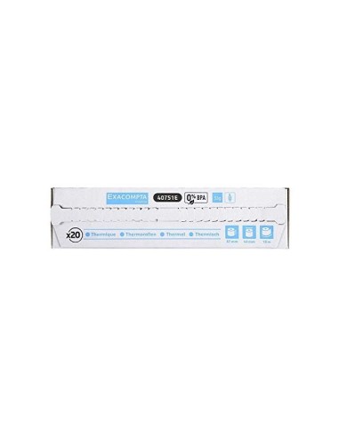 ROLLO SUMADORA EXACOMPTA TERMICO 57MM X 30MM 55 G/M2 SIN BISFENOL A