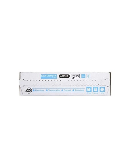 ROLLO SUMADORA EXACOMPTA TERMICO 57MM X 30MM 55 G/M2 SIN BISFENOL A