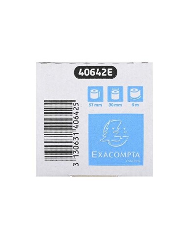 ROLLO SUMADORA EXACOMPTA TERMICO 57MM X 30MM 55 G/M2 SIN BISFENOL A