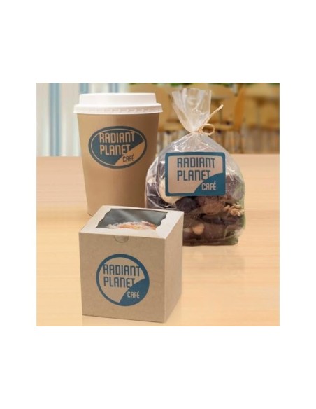 ETIQUETA ADH. AVERY KRAFT EFECTO CARTON RECTANGULAR 62X42MM REMOV.