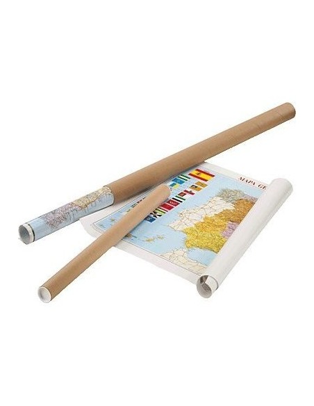MAPA MURAL FAIBO PLANISFERIO PLAST.ENROLLADO 83X138 CM