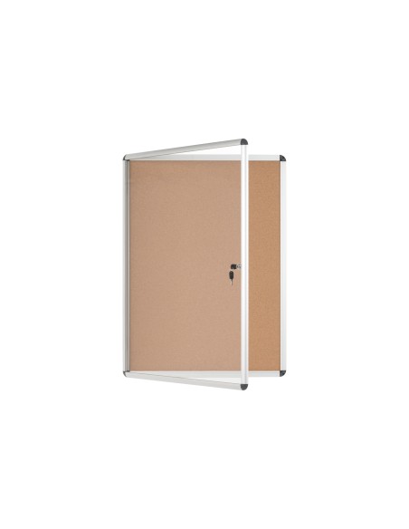 VITRINA ANUNCIOS BI-OFFICE FONDO CORCHO INTERIOR MARCO AL.720X981MM