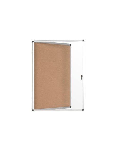 VITRINA ANUNCIOS BI-OFFICE FONDO CORCHO INTERIOR MARCO AL.720X981MM