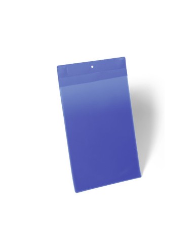 FUNDA DURABLE MAGNETICA 210X297MM.PLASTICO AZ.VENTANA TPTE.PACK 10UD.