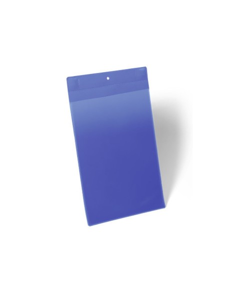 FUNDA DURABLE MAGNETICA 210X297MM.PLASTICO AZ.VENTANA TPTE.PACK 10UD.