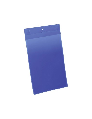 FUNDA DURABLE MAGNETICA 210X297MM.PLASTICO AZ.VENTANA TPTE.PACK 10UD.
