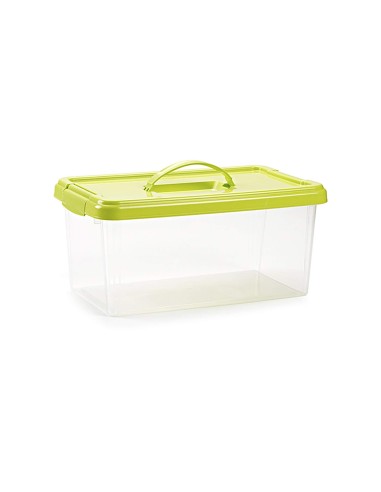 CAJA MULTIUSOS PLASTICO 10 L N 24 T.DE ASA 385X230X175 MM