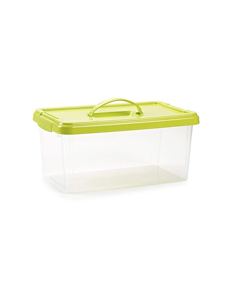 CAJA MULTIUSOS PLASTICO 10 L N 24 T.DE ASA 385X230X175 MM