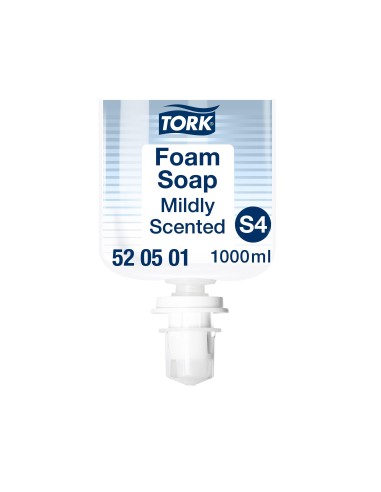 JABON ESPUMA TORK S4 REHIDRATANTE AROMA DELICADO BOTE 1000 ML