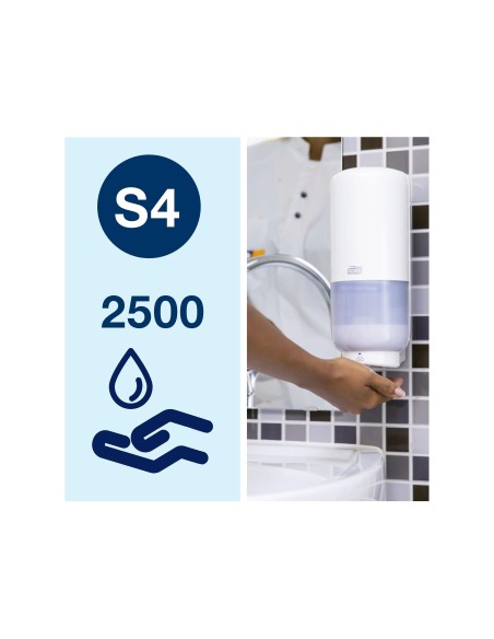 JABON ESPUMA TORK S4 REHIDRATANTE AROMA DELICADO BOTE 1000 ML