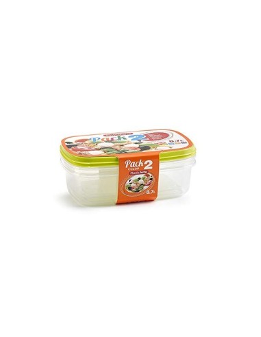 FIAMBRERA PLASTICFORTE TPTE.T.0,7LT.PACK 2 UD.