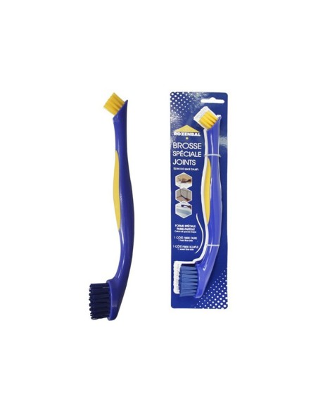 CEPILLO ROZENBAL DOBLE FIBRA DURA SUAVE JUNTAS RINCONES 27,5X4X2,8 CM