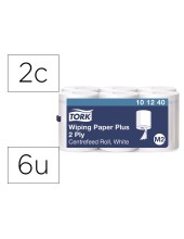 PAPEL SECAMANOS TORK EXTRA ANCHO 215MM.LARGO 160 MT 2 CAPAS M2 PQ.6UD