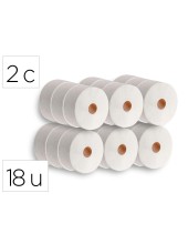 PAPEL HIGIENICO DAHI JUMBO 2 CAPAS BL.140MT.MANDRIL 45MM PK 18 ROLLOS