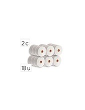 PAPEL HIGIENICO DAHI JUMBO 2 CAPAS BL.140MT.MANDRIL 45MM PK 18 ROLLOS 2