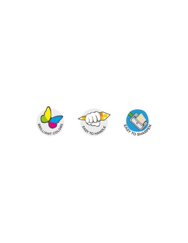 LAPICES CARIOCA PASTEL BLISTER 12 SURT.