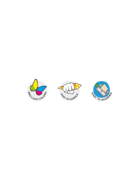 LAPICES CARIOCA PASTEL BLISTER 12 SURT.