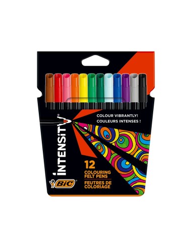 ROTULADOR BIC INTENSITY  12 SURT.