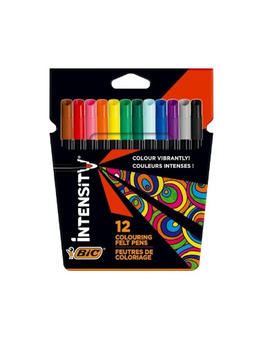 ROTULADOR BIC INTENSITY  12 SURT.