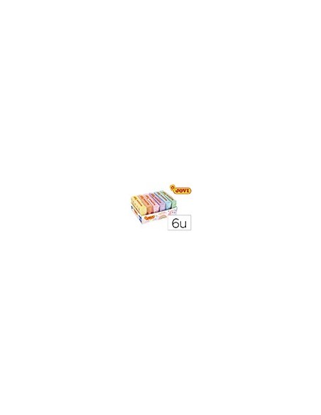 PLASTILINA JOVI 70 SURTIDA PEQUEÑO PASTEL SURT.CAJA 6 UD.50 G