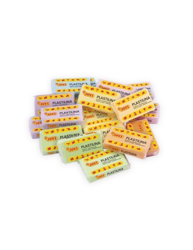 PLASTILINA JOVI 70 SURTIDA PEQUEÑO 50 G PASTEL CAJA 30 UD.