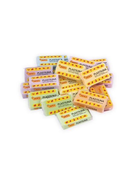 PLASTILINA JOVI 70 SURTIDA PEQUEÑO 50 G PASTEL CAJA 30 UD.