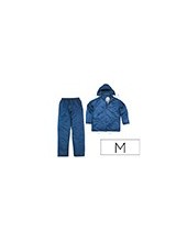 CONJUNTO LLUVIA DELTAPLUS 400 POLIESTER/PVC AZ.MAR. TALLA M 2