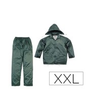 CONJUNTO LLUVIA DELTAPLUS 400 POLIESTER/PVC VE. TALLA XXL