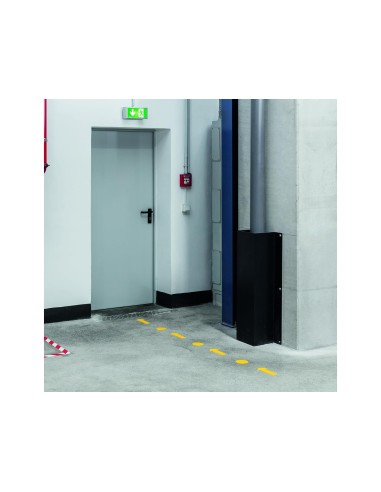 SIMBOLO ADHESIVO PVC FLECHA DELIMITACION SUELO AM. 200X100X0,7MM.10UD