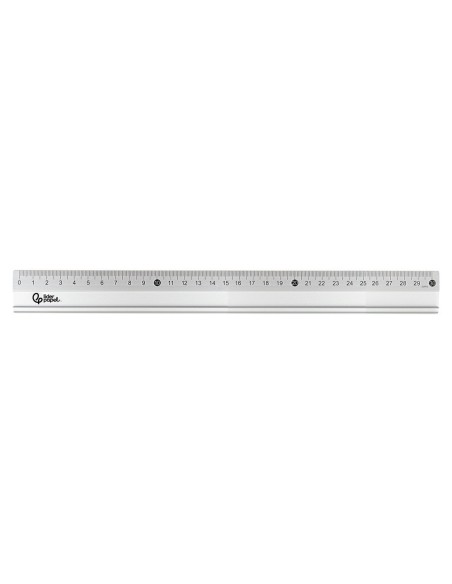 REGLA LIDERPAPEL 30 CM AL.METALICO