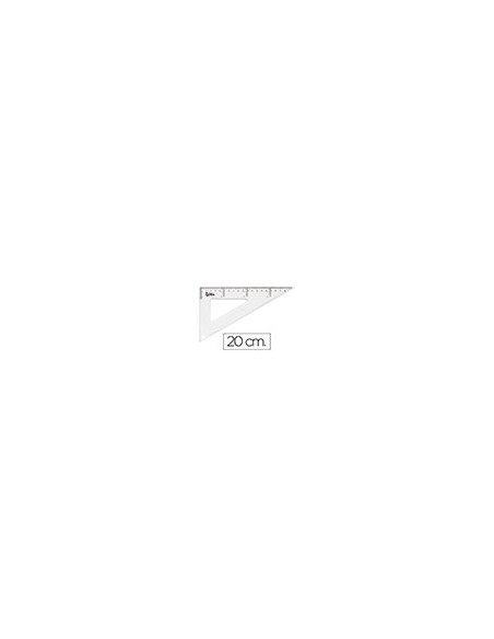 CARTABON 20 CM PLASTICO CRISTAL