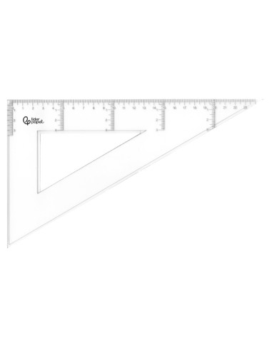 CARTABON 20 CM PLASTICO CRISTAL