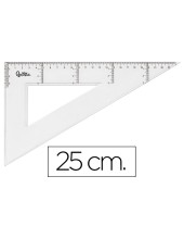 CARTABON 25 CM PLASTICO CRISTAL