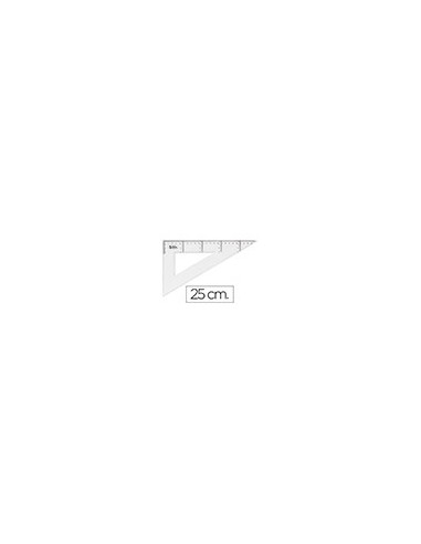 CARTABON 25 CM PLASTICO CRISTAL