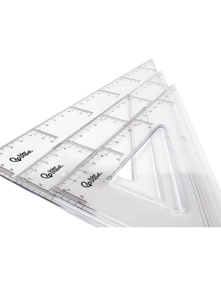 CARTABON 25 CM PLASTICO CRISTAL