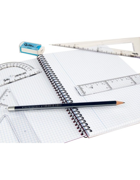 CARTABON 25 CM PLASTICO CRISTAL