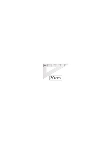 CARTABON 30 CM PLASTICO CRISTAL