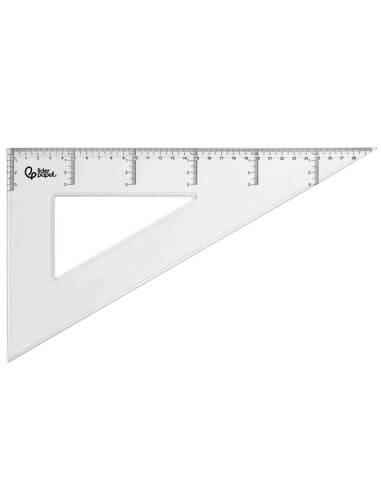 CARTABON 30 CM PLASTICO CRISTAL