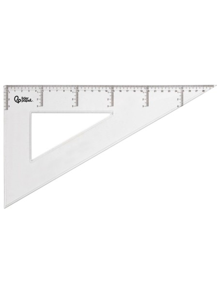 CARTABON 30 CM PLASTICO CRISTAL