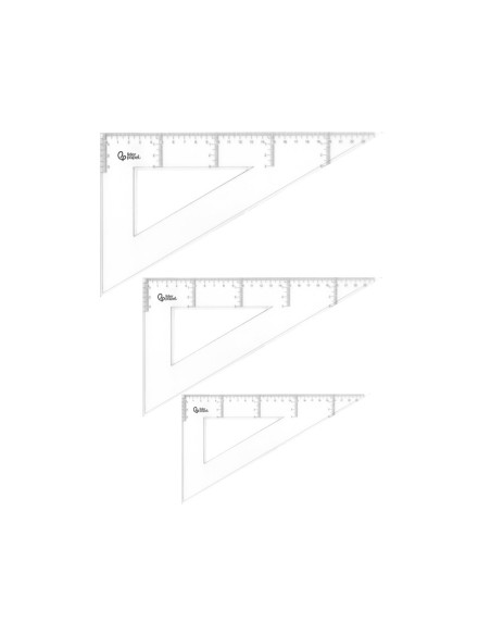 CARTABON 30 CM PLASTICO CRISTAL