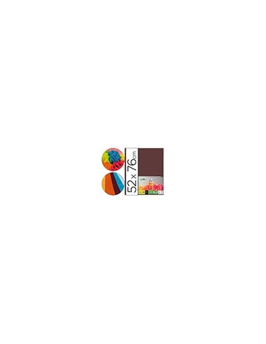 PAPEL SEDA MARRON 52X76 CM 18 GR PAQUETE 25 H.