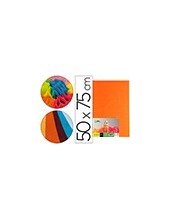 PAPEL SEDA NARANJA 52X76 CM 18 GR PAQUETE 25 H. 2