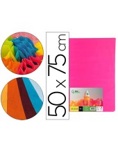PAPEL SEDA ROSA FUERTE 52X76 CM 18 GR PAQUETE 25 H.