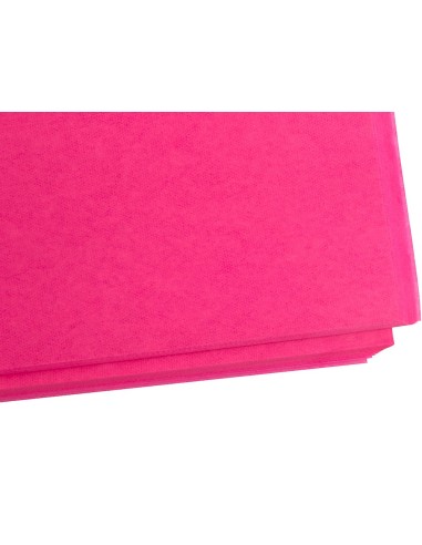 PAPEL SEDA ROSA FUERTE 52X76 CM 18 GR PAQUETE 25 H.