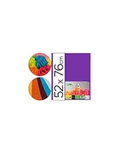 PAPEL SEDA VIOLETA 52X76 CM 18 GR PAQUETE 25 H. 2