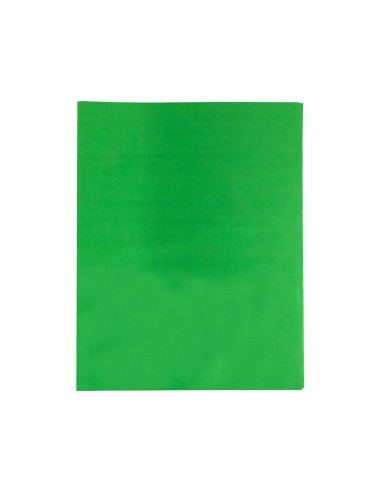 PAPEL SEDA VER MEDIO 52X76 CM 18 GR PAQUETE 25 H.