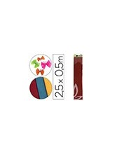 PAPEL CRESPON 0.50 X 2.50 MT ROJO ENCELOFANADO 2