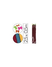 PAPEL CRESPON 0.50 X 2.50 MT BURDEOS ENCELOFANADO 2