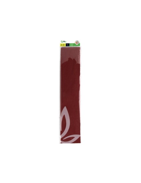 PAPEL CRESPON 0.50 X 2.50 MT BURDEOS ENCELOFANADO