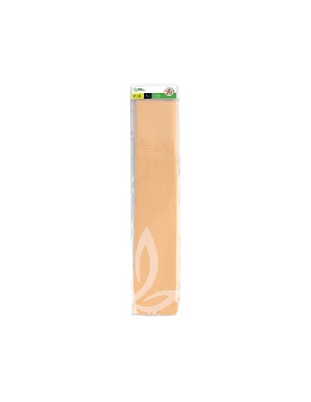 PAPEL CRESPON 0.50 X 2.50 MT SALMON ENCELOFANADO